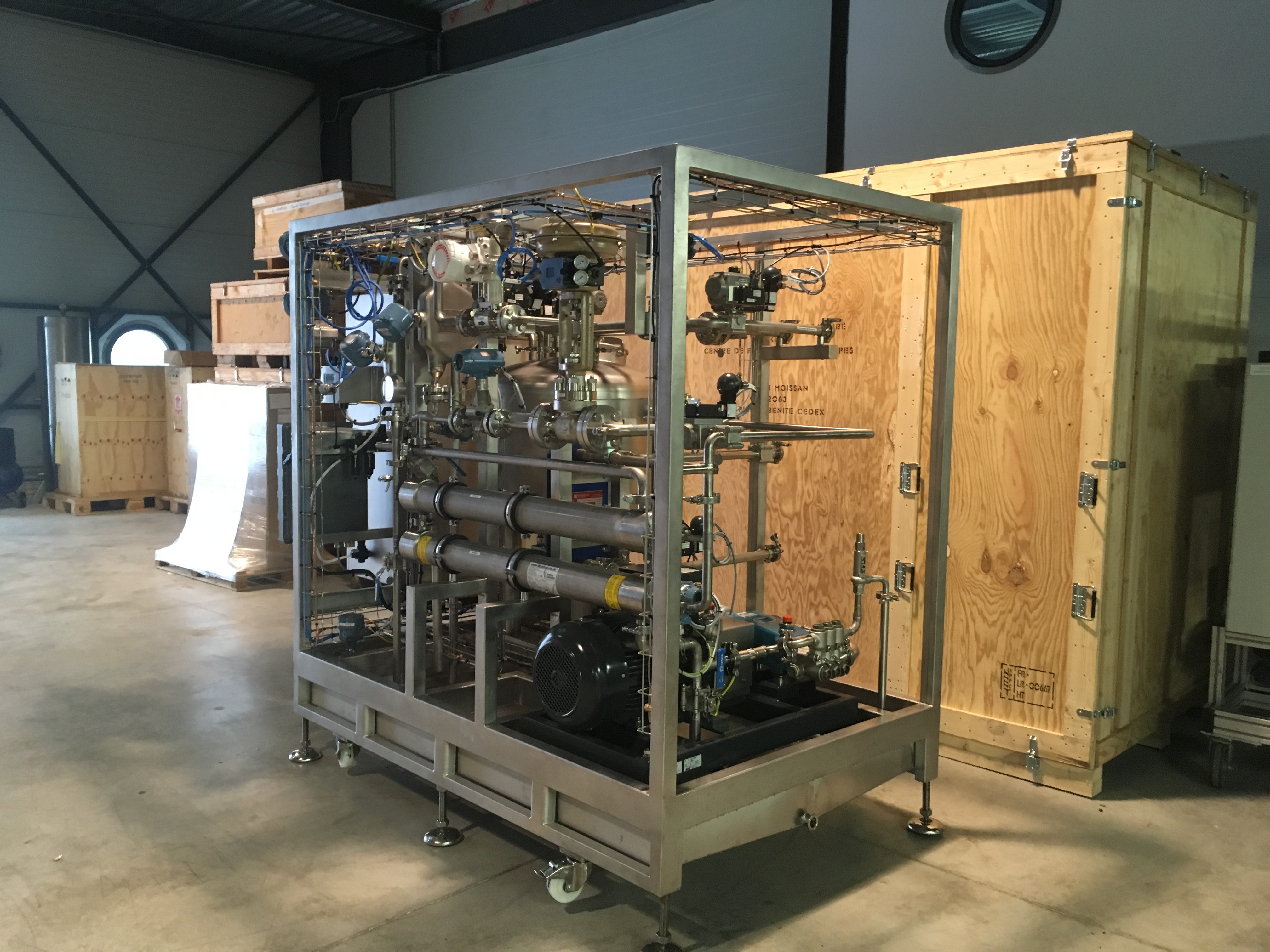 Delivery Of A Reverse Osmosis / Nanofiltration Pilot ATEX Version